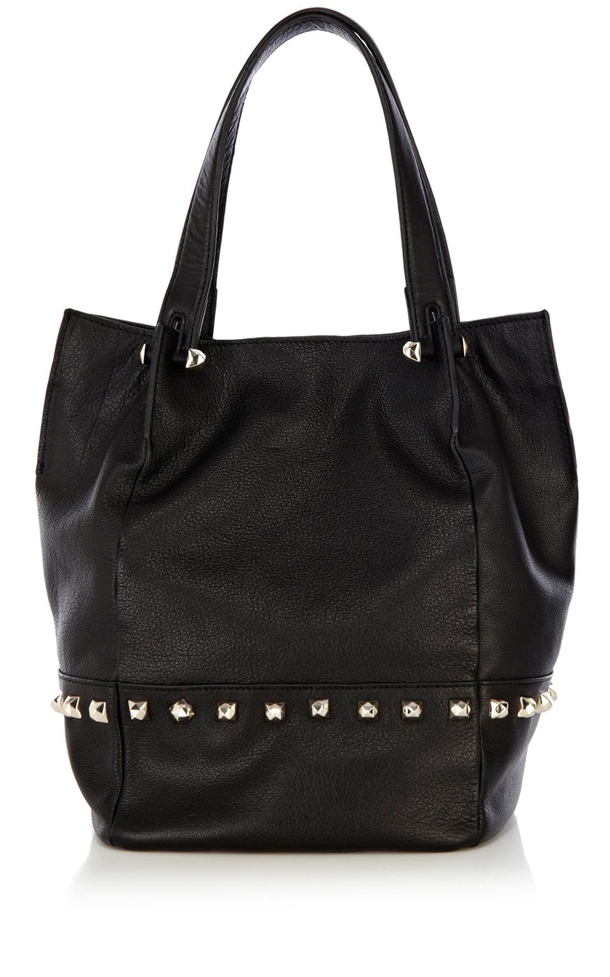 karen millen black quilted bag