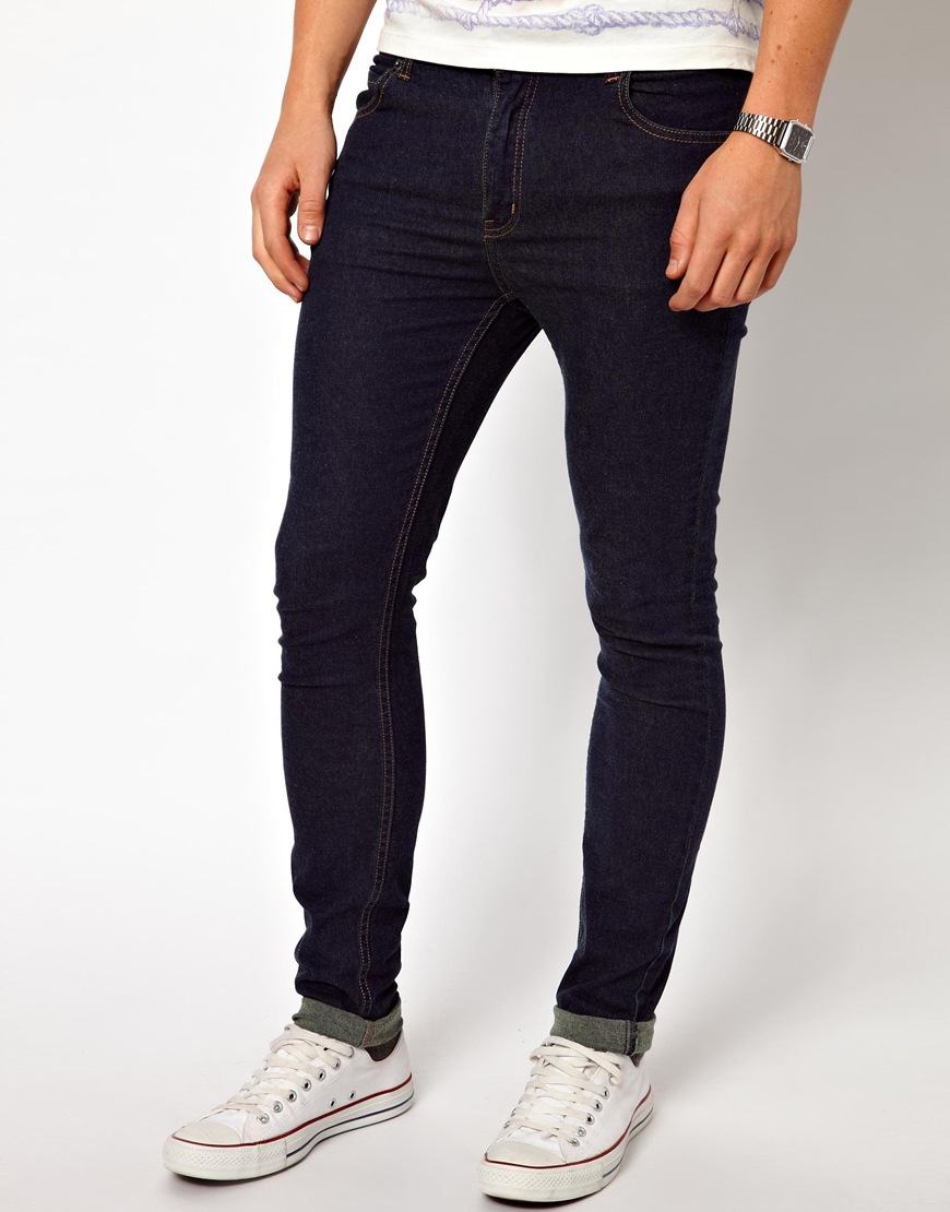 Cheap monday Jeans Tight Skinny Fit In Very Stretch One Wash in Blue ...