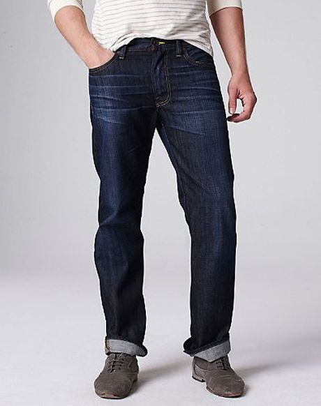 Lucky Brand Classic 363 New Vintage Straight Italian Super Soft in Blue ...