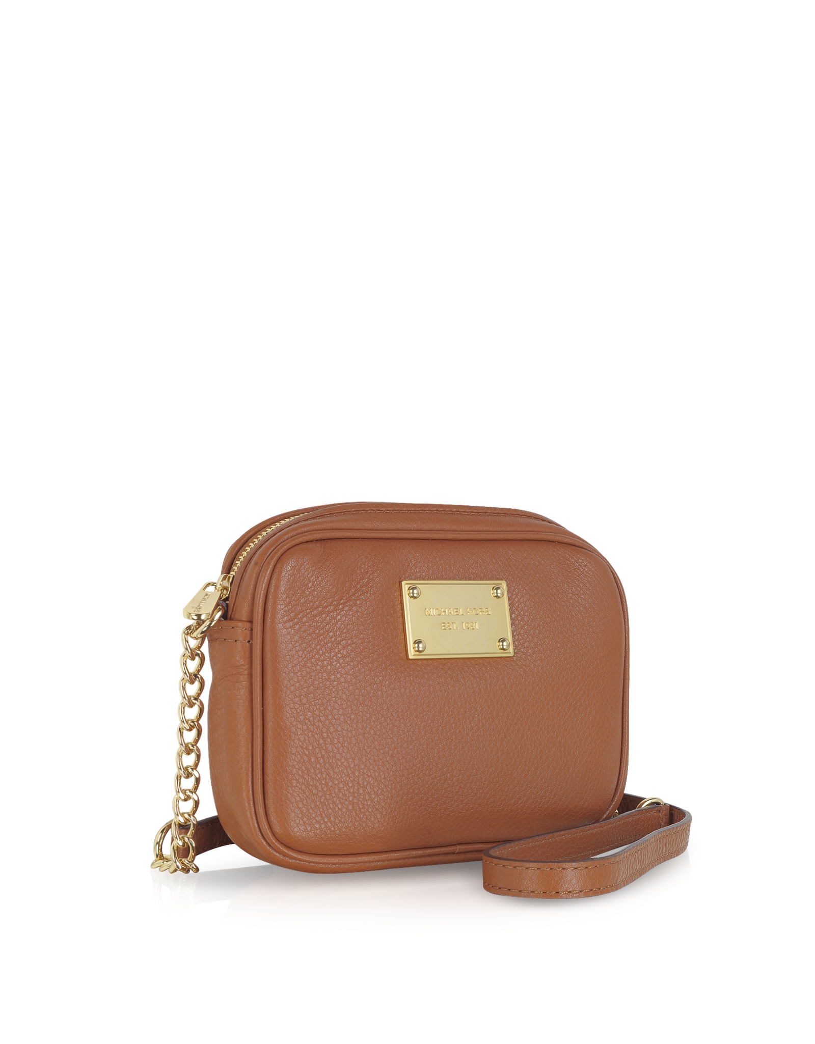 michael kors jet set travel crossbody brown