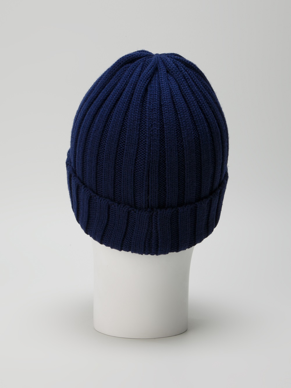ribbed knit wool beanie moncler