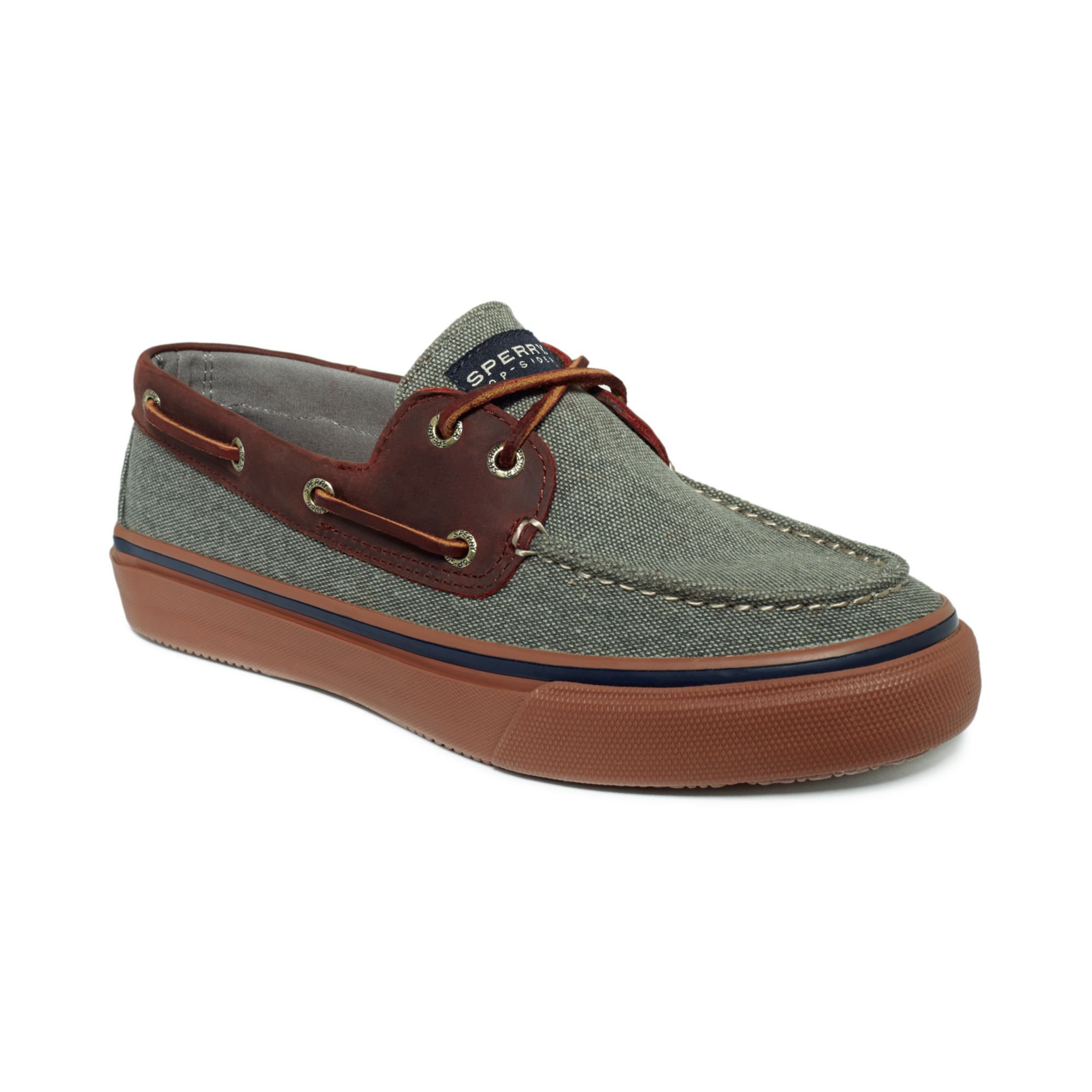 sperry top sider greyoxblood mens bahama 2eye heavy canvas boat shoes product 1 12832627 602524032