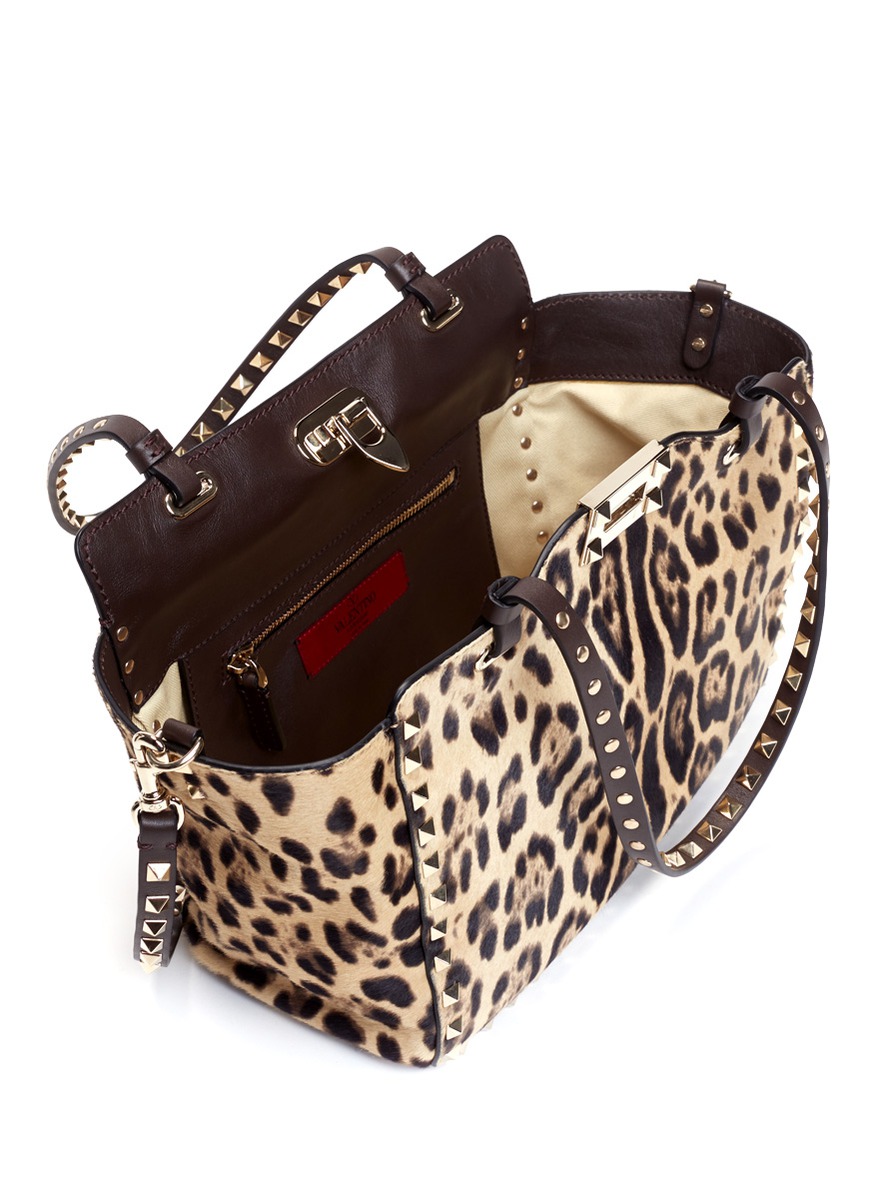 valentino leopard clutch