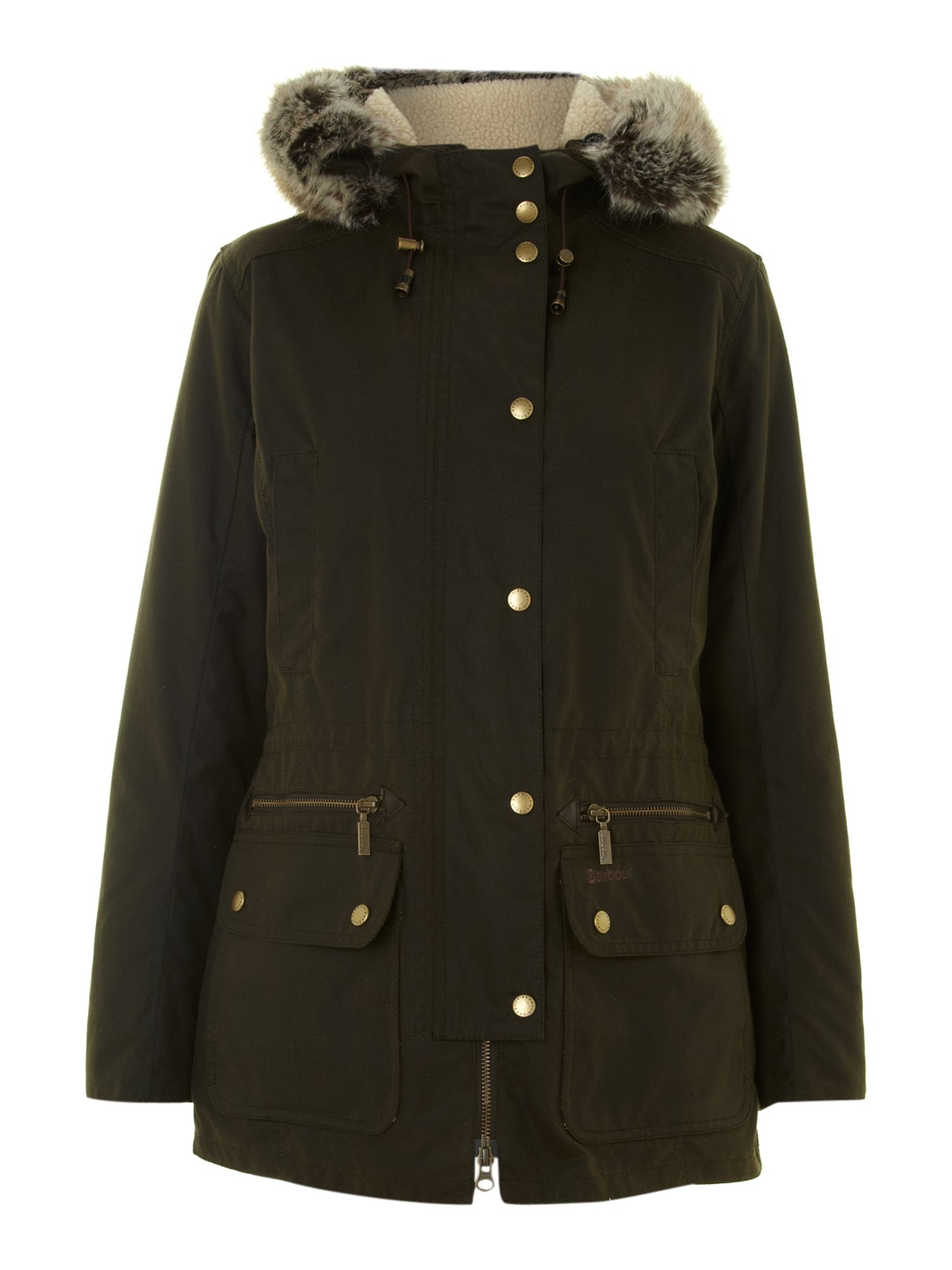  Barbour  Kelsall  Waxed Jacket  in Green Olive Lyst