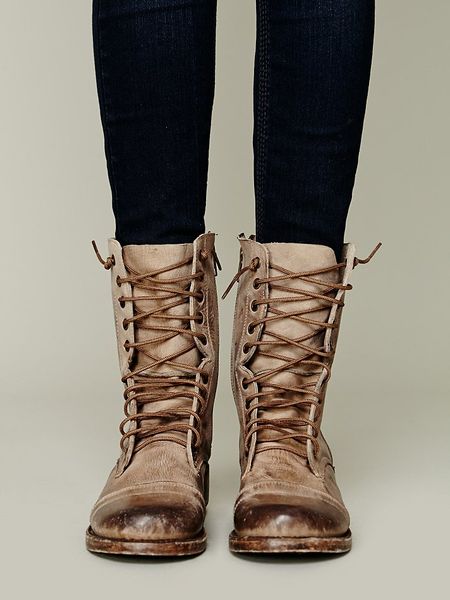 Freebird By Steven Fletch Lace Up Boot in Brown (Natural) | Lyst