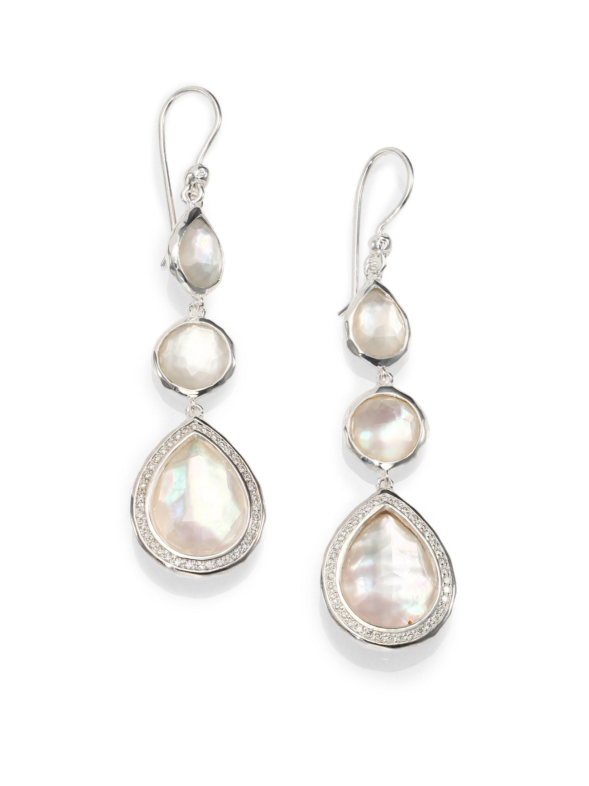 Lyst Ippolita Stella Mother Of Pearl Clear Quartz Diamond Gallery