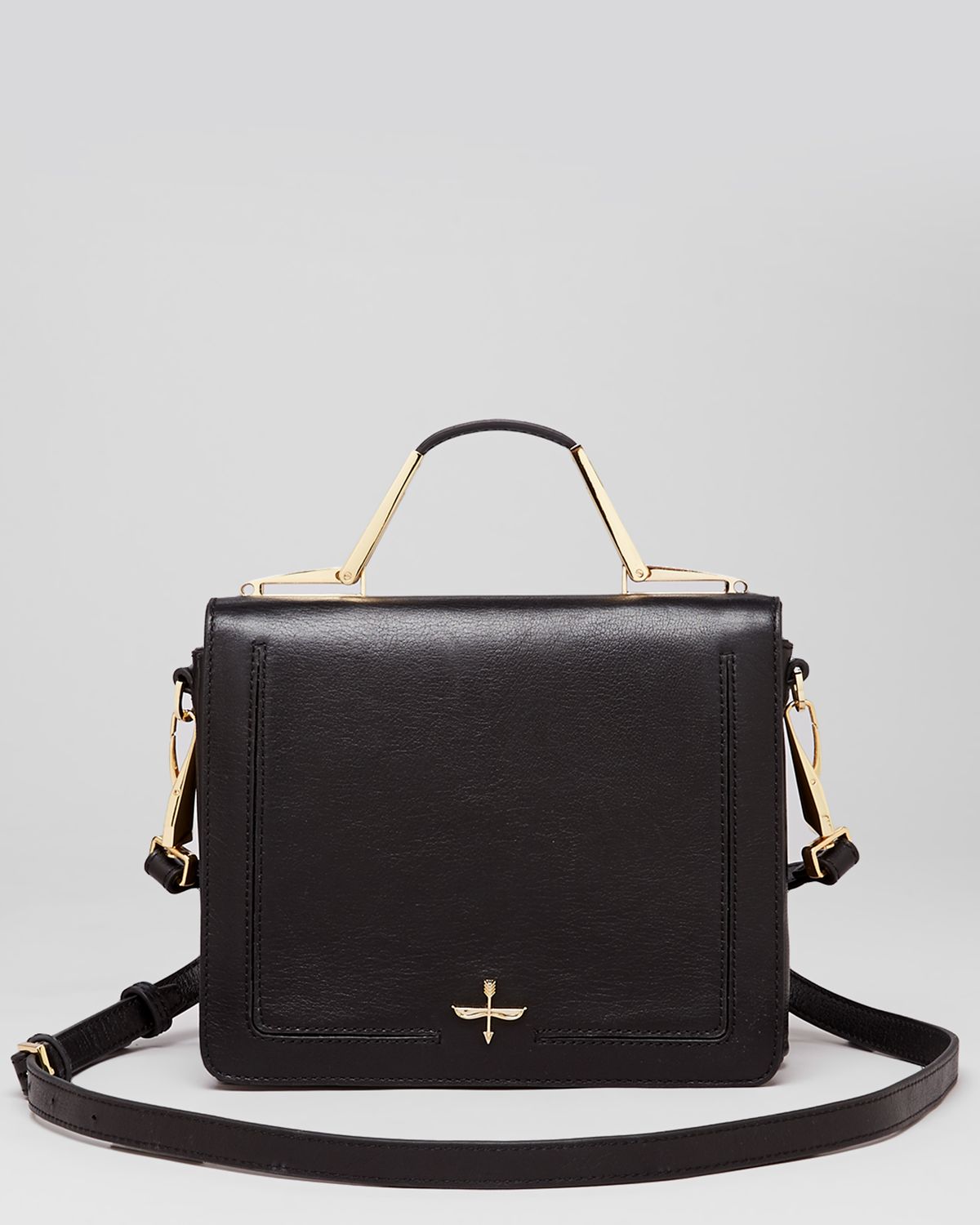 Lyst Pour La Victoire Satchel Adelle Top Handle In Black Gallery