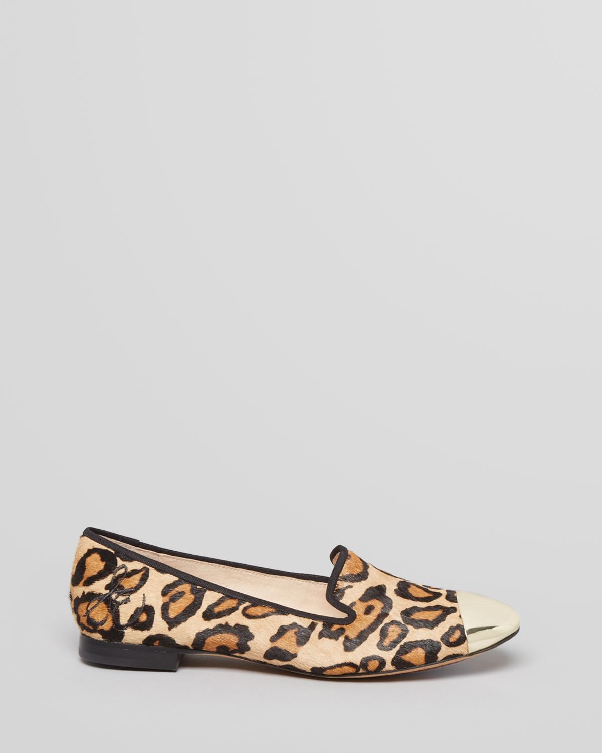 Sam edelman Cap Toe Flats Aster Leopard Print | Lyst