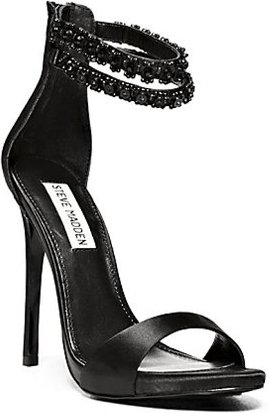 Steve Madden Maarta in Black (BLACK SATIN) | Lyst