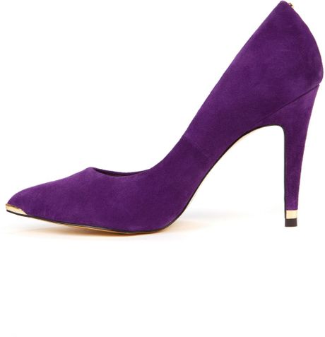 Ted Baker Neevo Pointed Court Shoe in Purple | Lyst