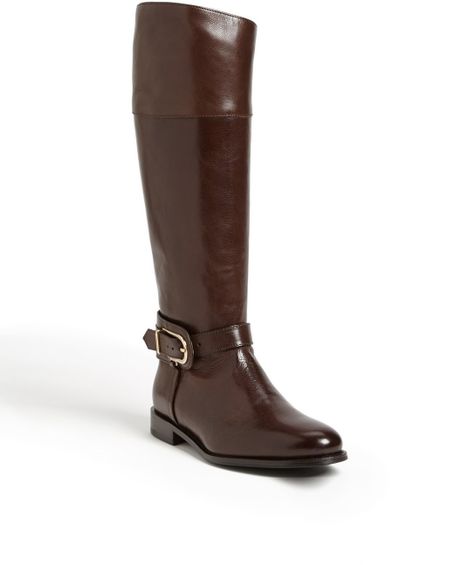 Burberry Winton Riding Boot in Brown (Chocolate) | Lyst