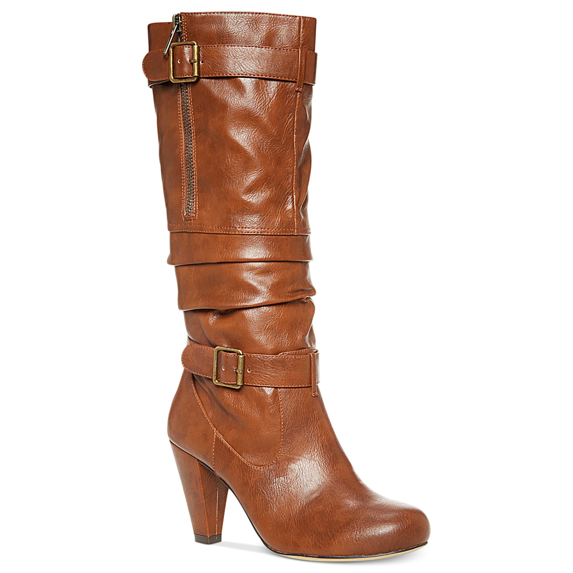 Lyst Madden girl Payton Boots in Brown