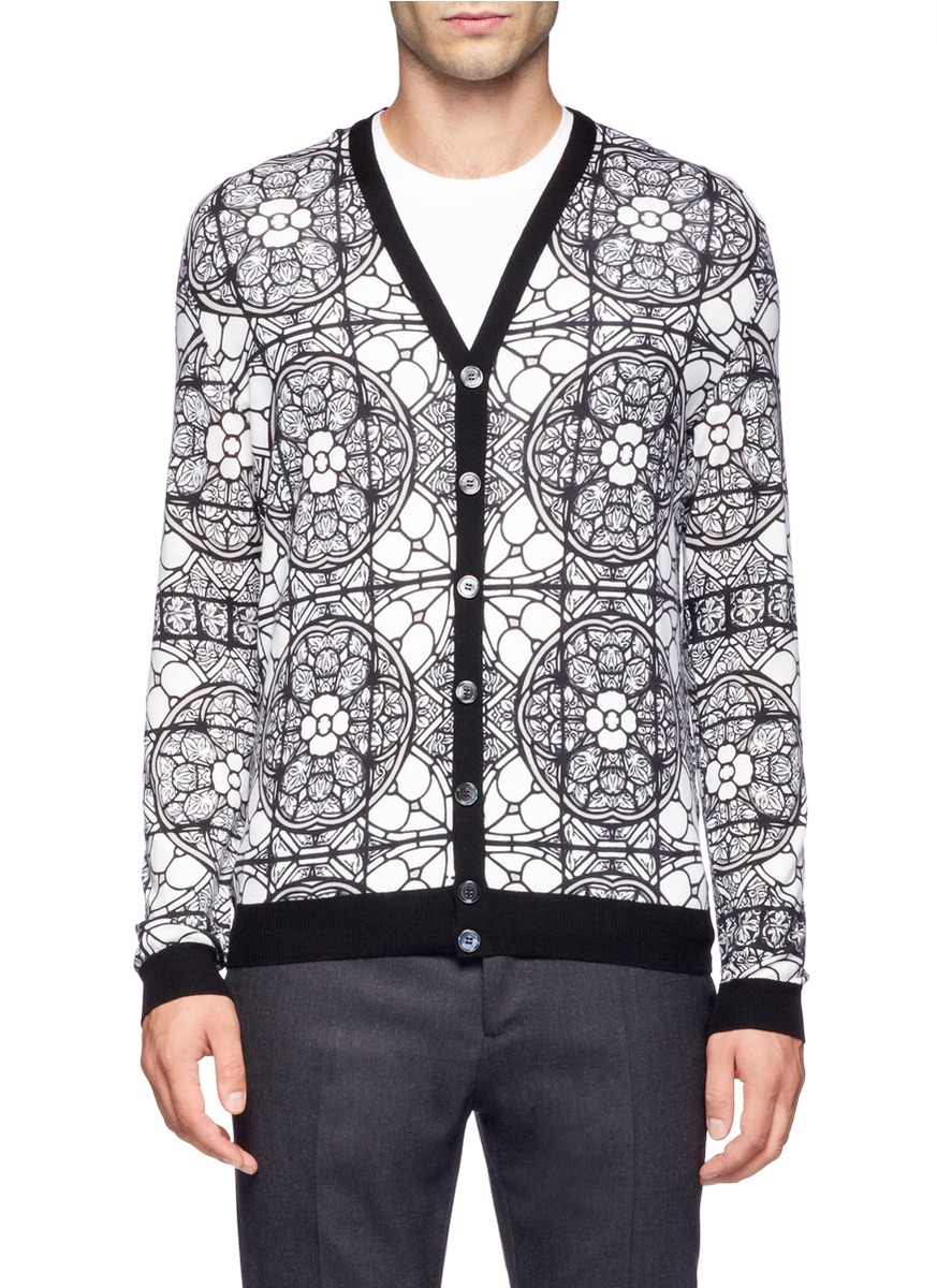 alexander mcqueen mens cardigan
