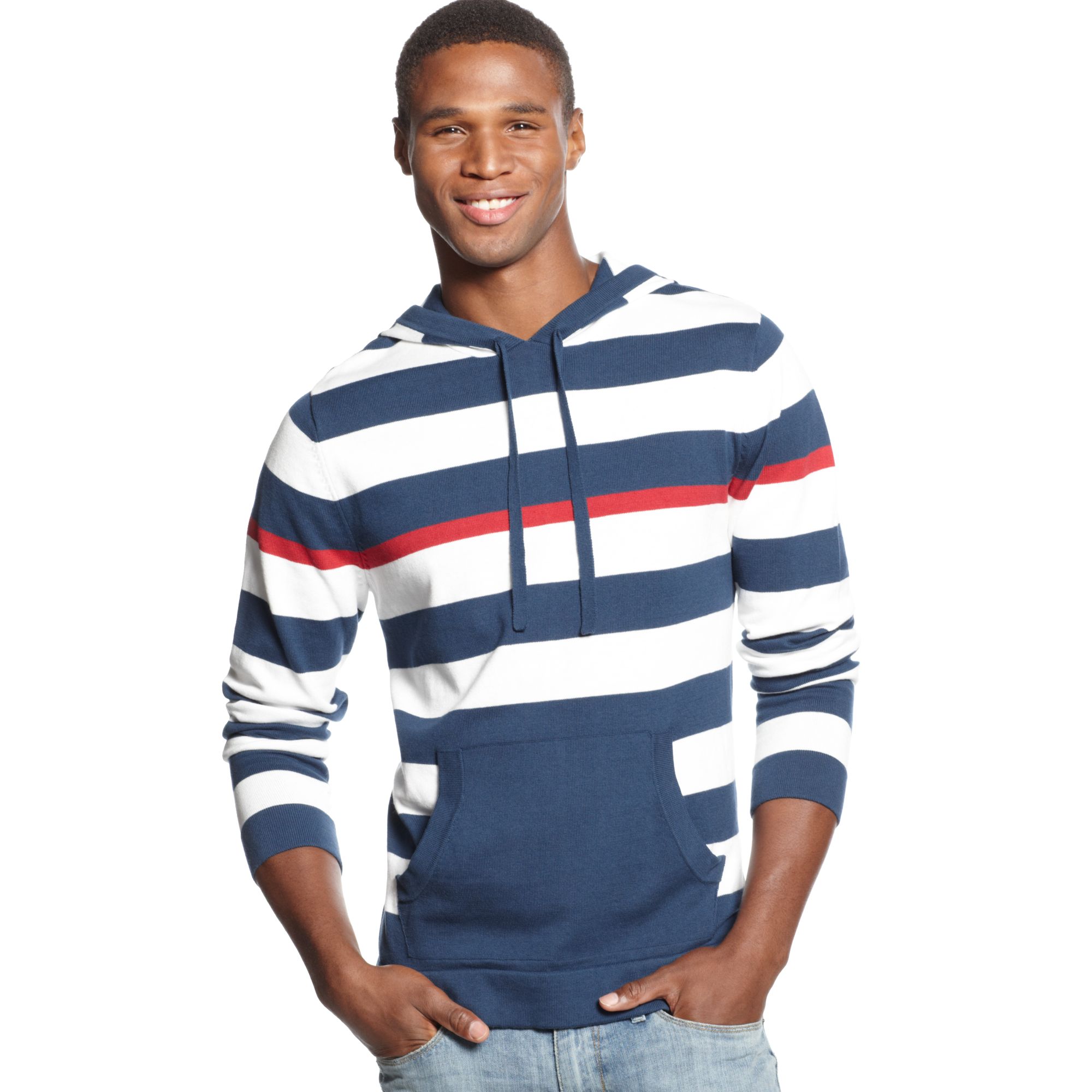 American Rag Pullover Hoodie Sweater in White for Men (Bright White) | Lyst