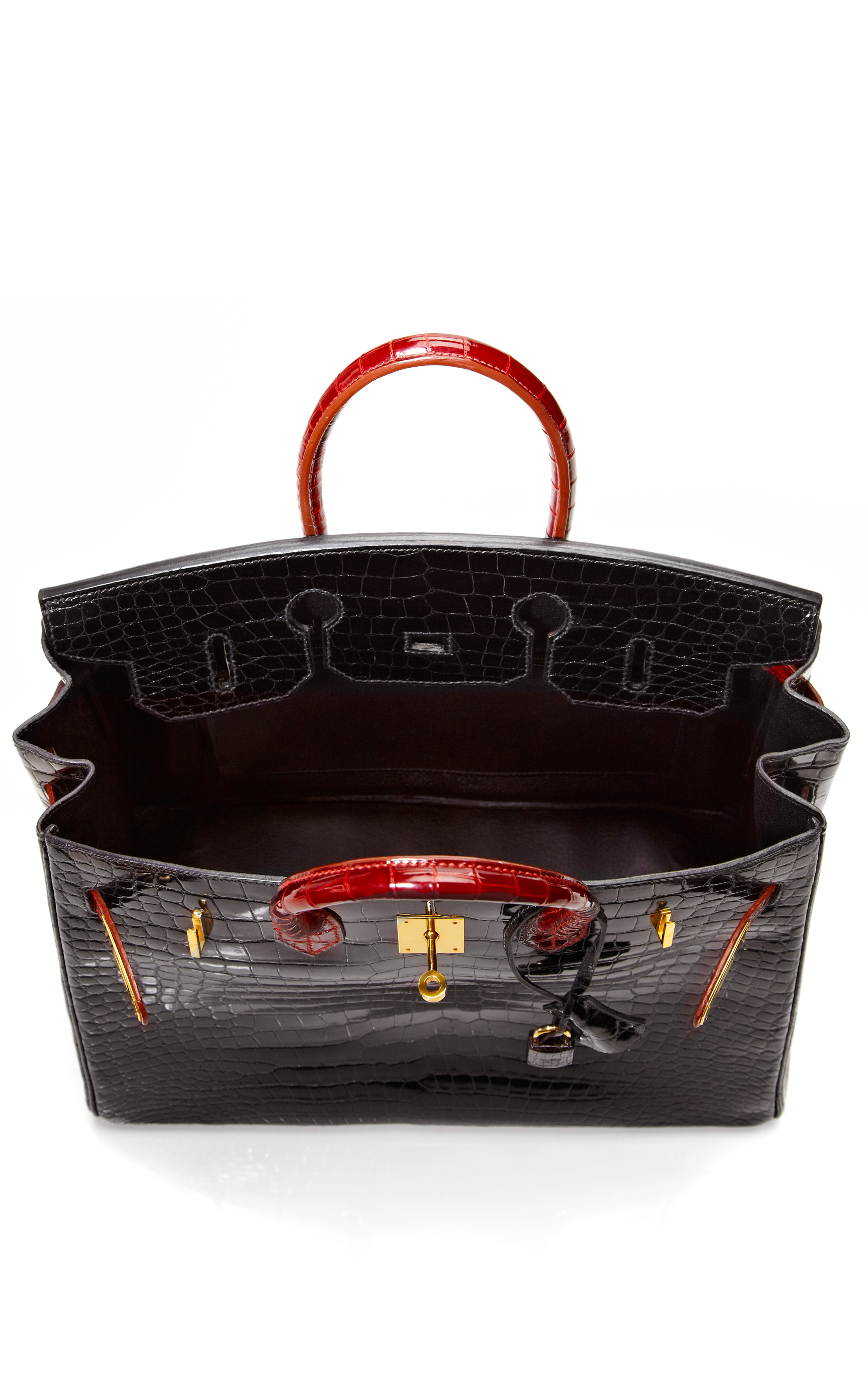 Heritage auctions special collection Hermes 35cm Shiny Black Rouge ...