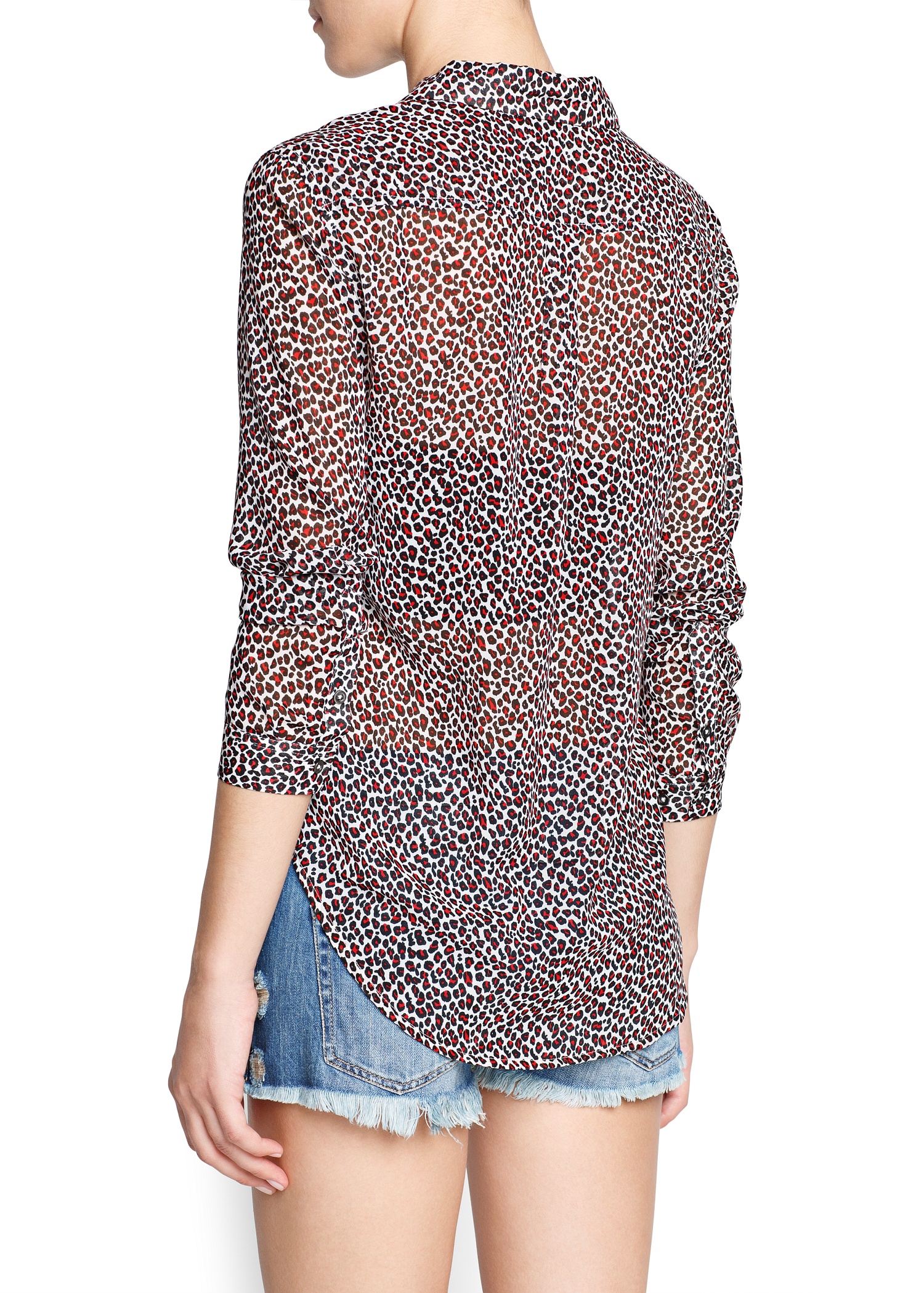 new look red leopard print shirt