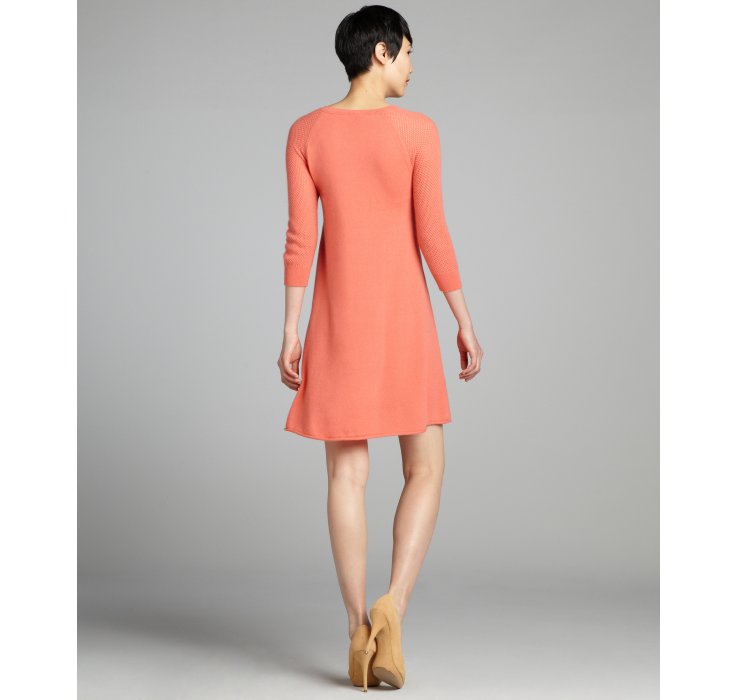 pink cashmere sweater dress