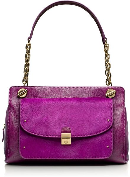 Tory Burch Priscilla Shoulder Bag in Purple (FUCHSIA) | Lyst