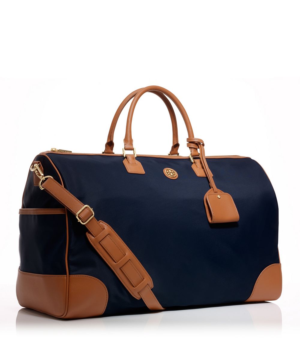Lyst Tory Burch Robinson Nylon Duffel In Blue Gallery