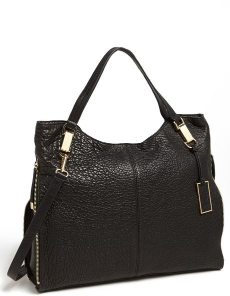 Vince Camuto 'Riley' Leather Tote in Black | Lyst