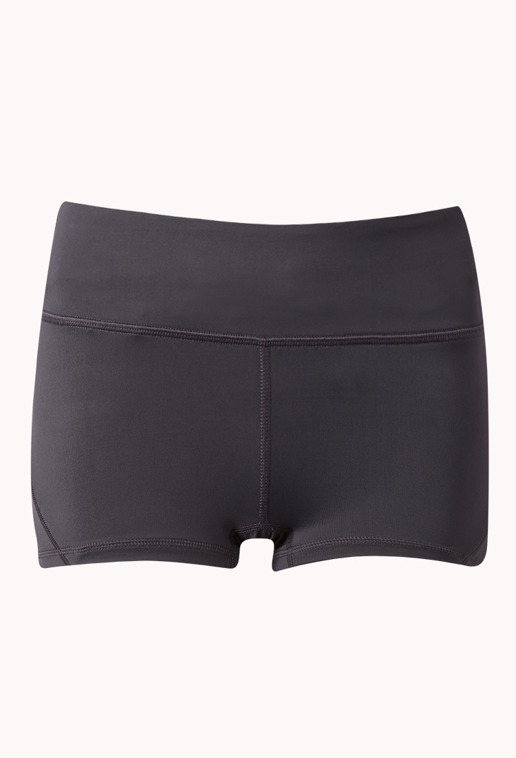 Forever 21 Active Skinny Workout Shorts in Gray Lyst