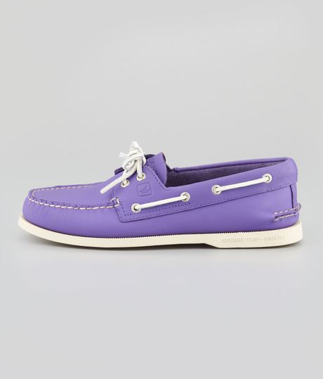 Sperry Top-sider Authentic Original Boat Shoe Purple in Purple for Men ...