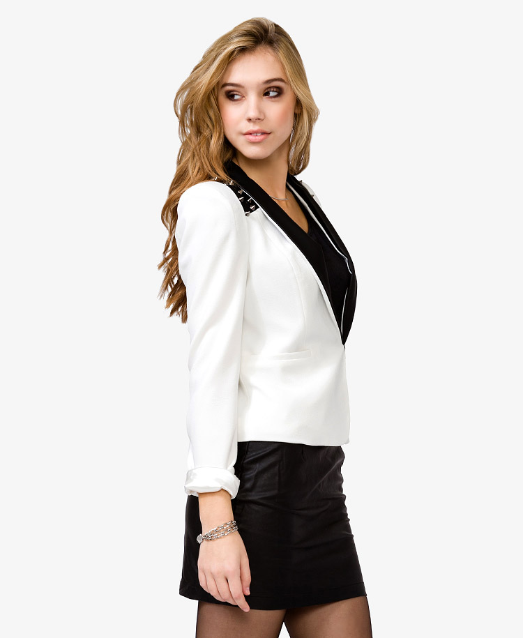 leather blazer forever 21
