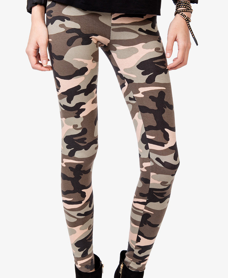 camouflage running leggings