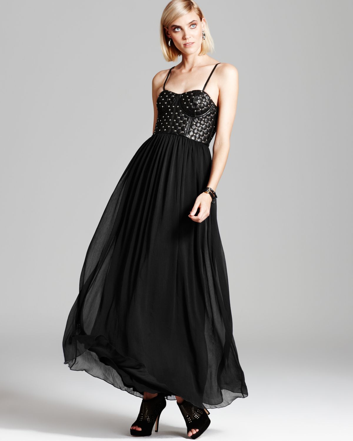 alice alice dress ciel studded leather robert rodriguez dress size chart