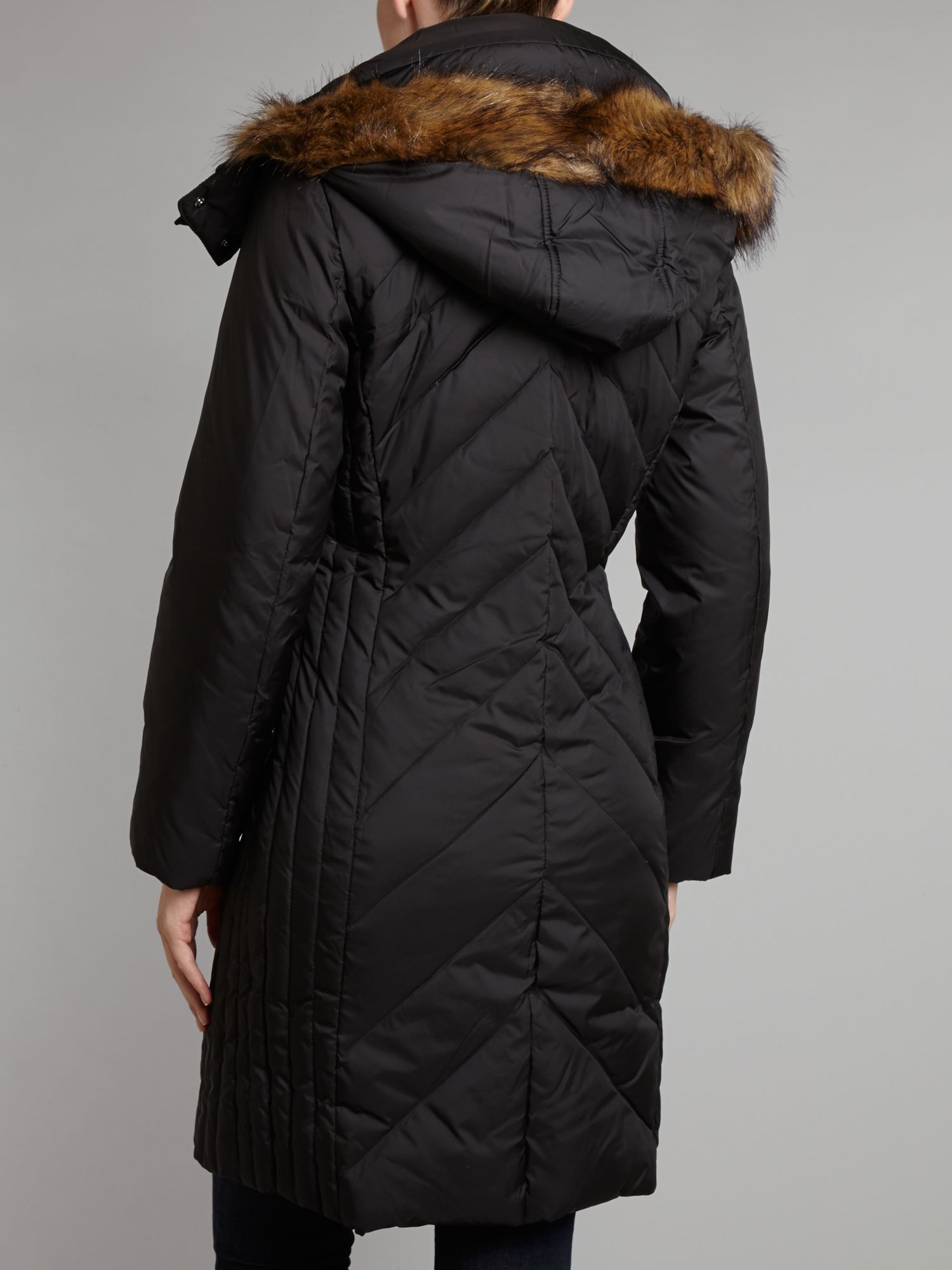 dalmatian faux fur coat