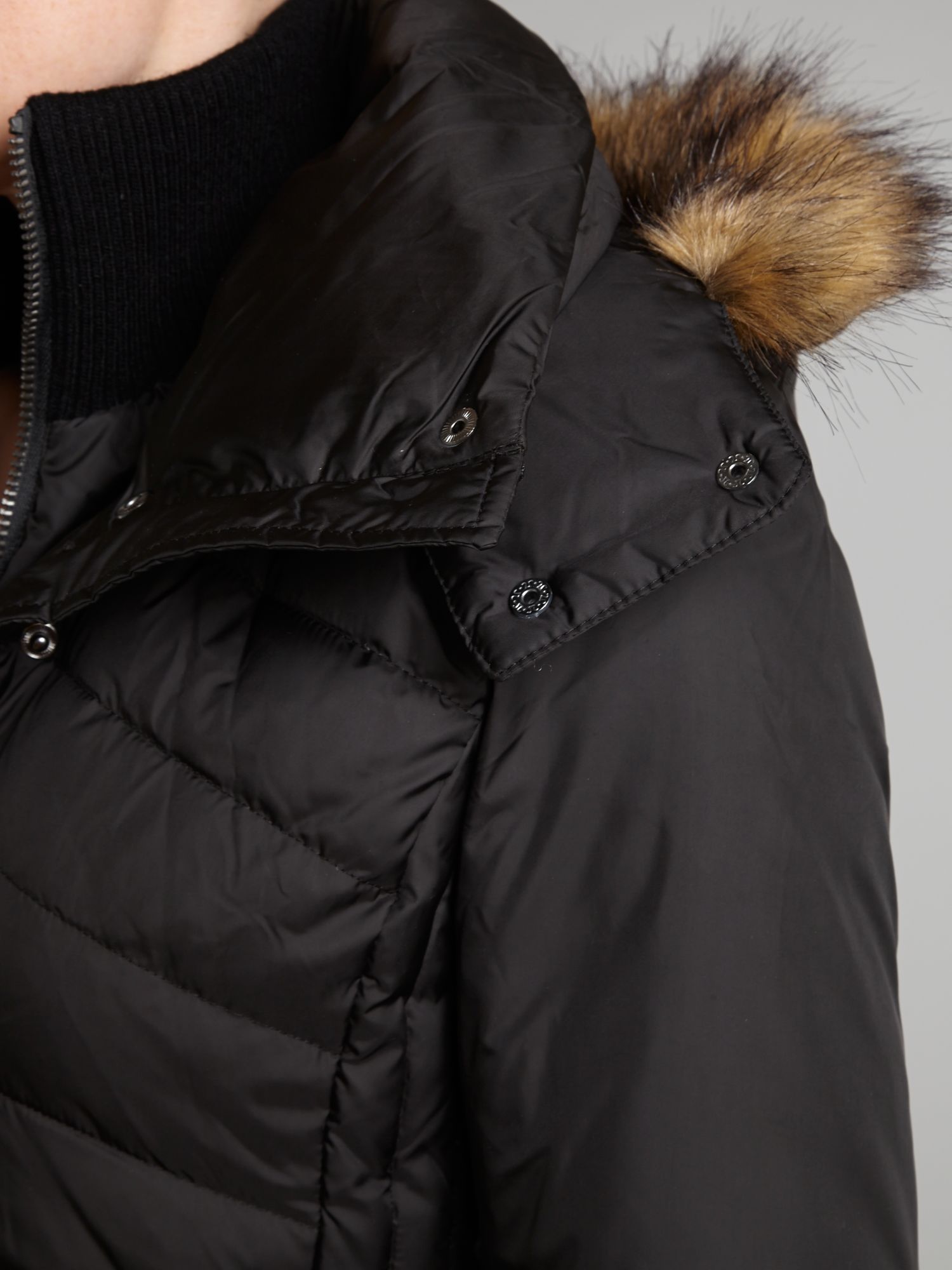 Andrew marc Marvel Down Filled Coat in Black Lyst