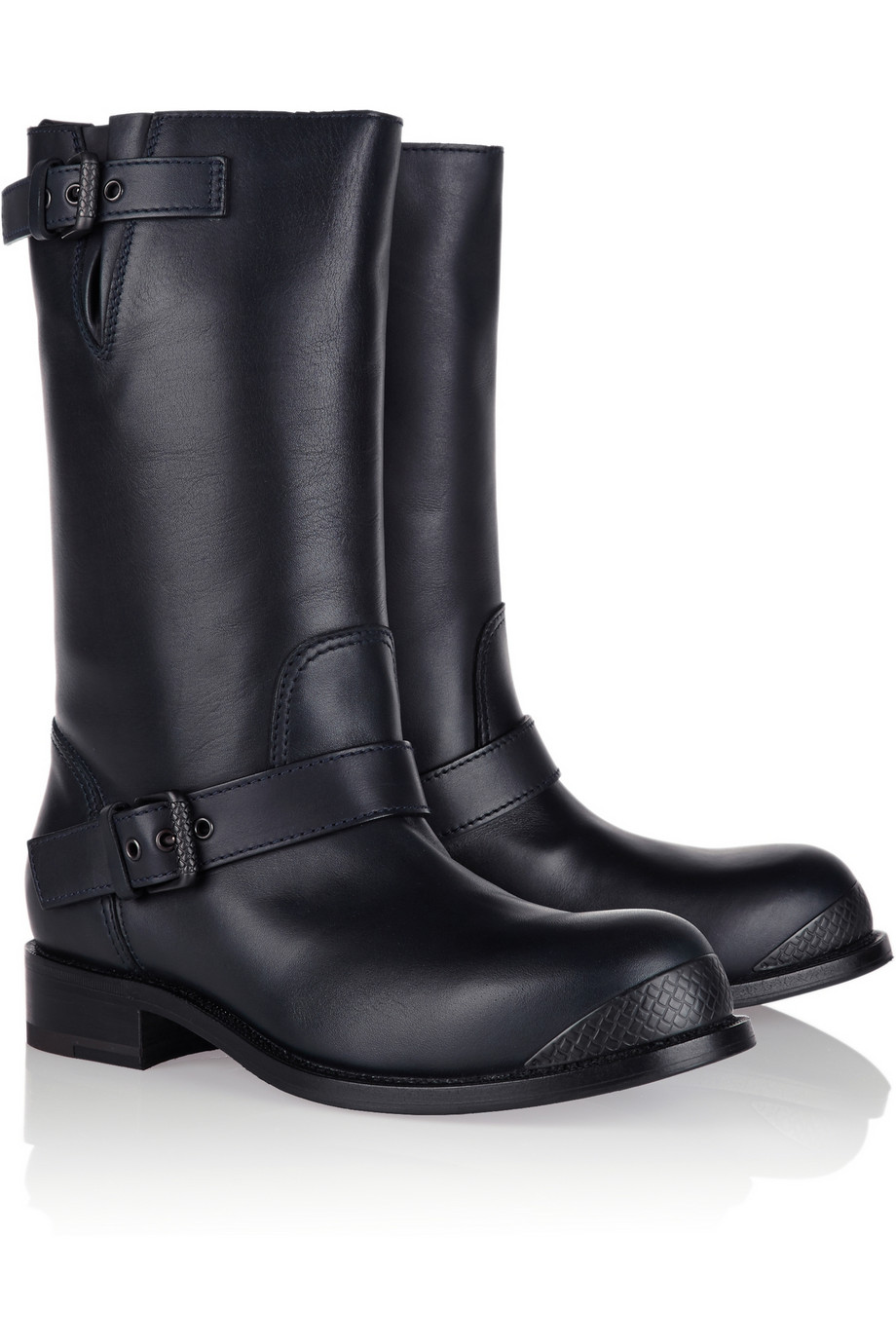 biker boots bottega veneta