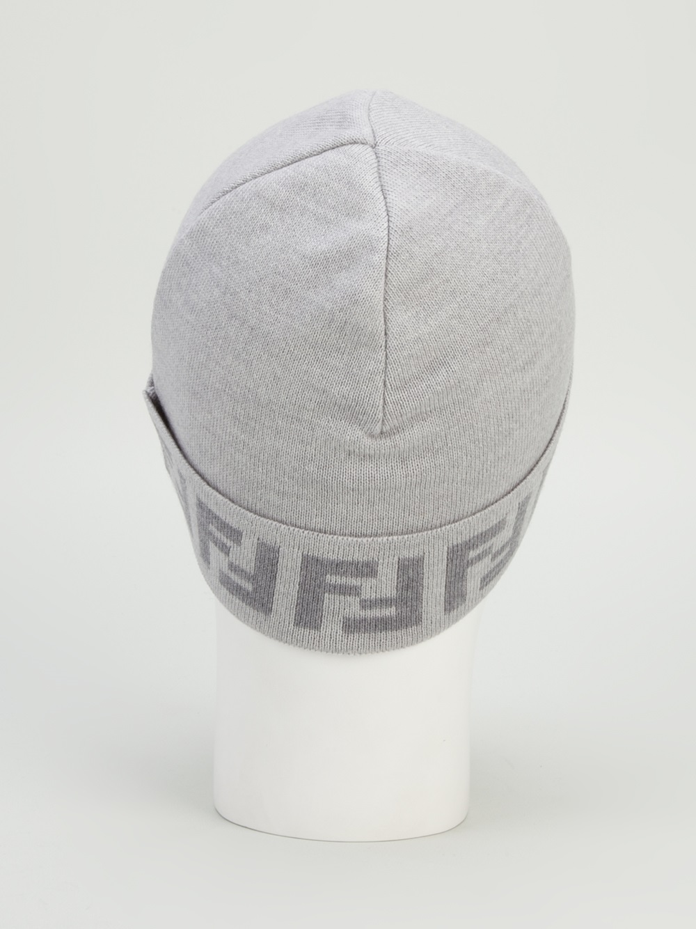 Lyst - Fendi Wool Beanie Hat in Gray