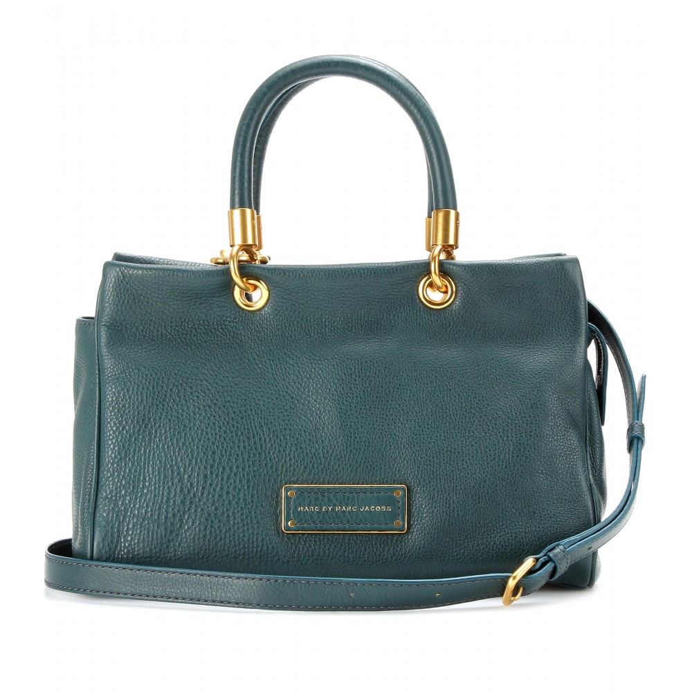 Marc By Marc Jacobs Too Hot To Handle Leather Tote in Green (teal ...