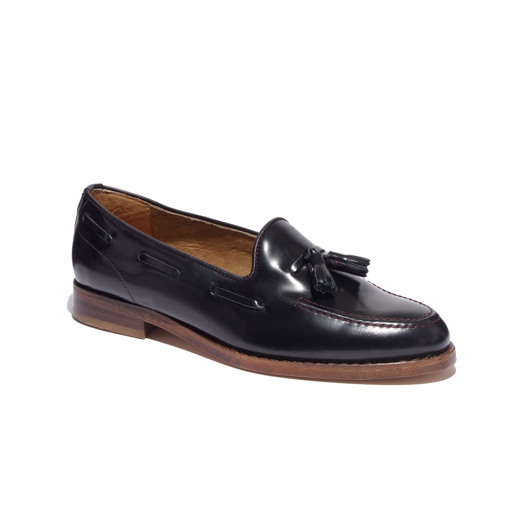 Madewell Tassel Loafers in Black | Lyst