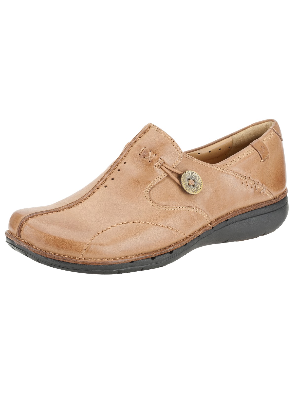 Clarks Clarks Un Loop Leather Shoes in Beige for Men (light_tan) | Lyst