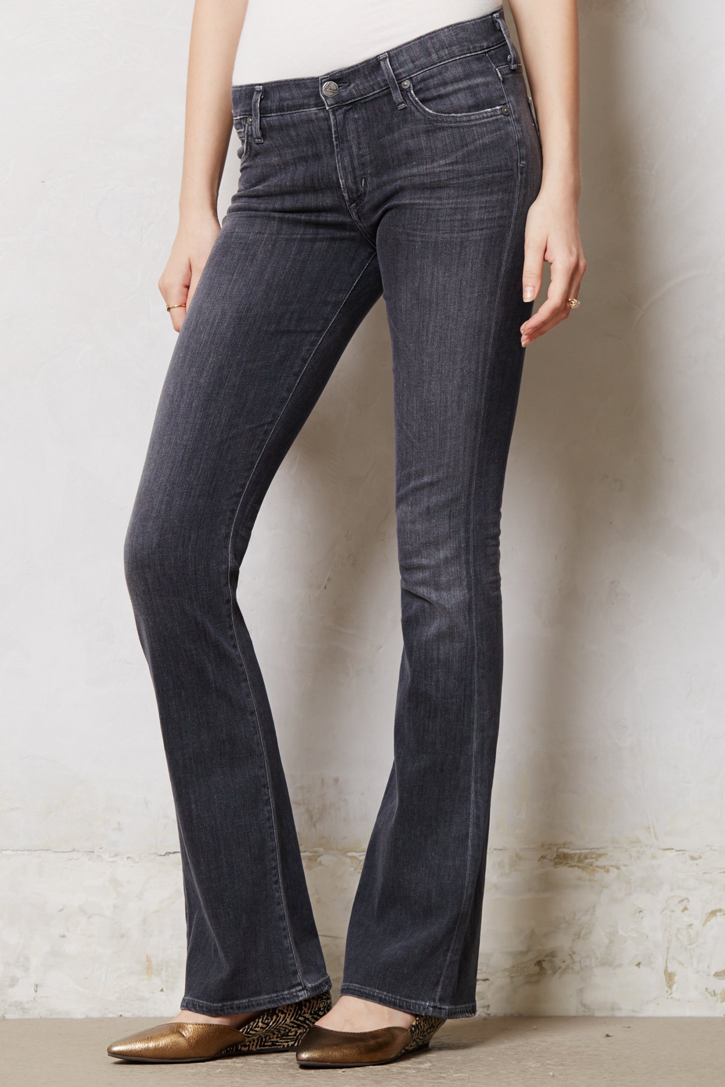 Lyst - Citizens of humanity Emmanuelle Slim Bootcut Jeans in Gray