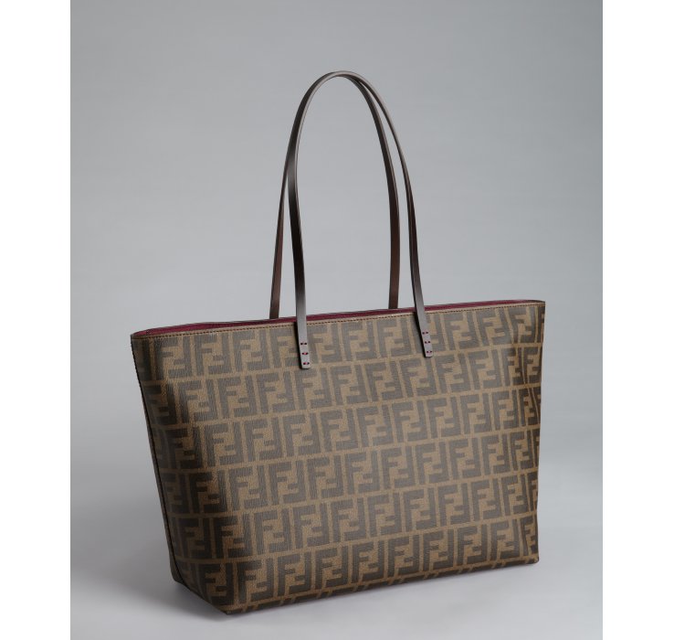 Clearance Fendi Large Zucca Roll Tote Bag B5f96 5bd27