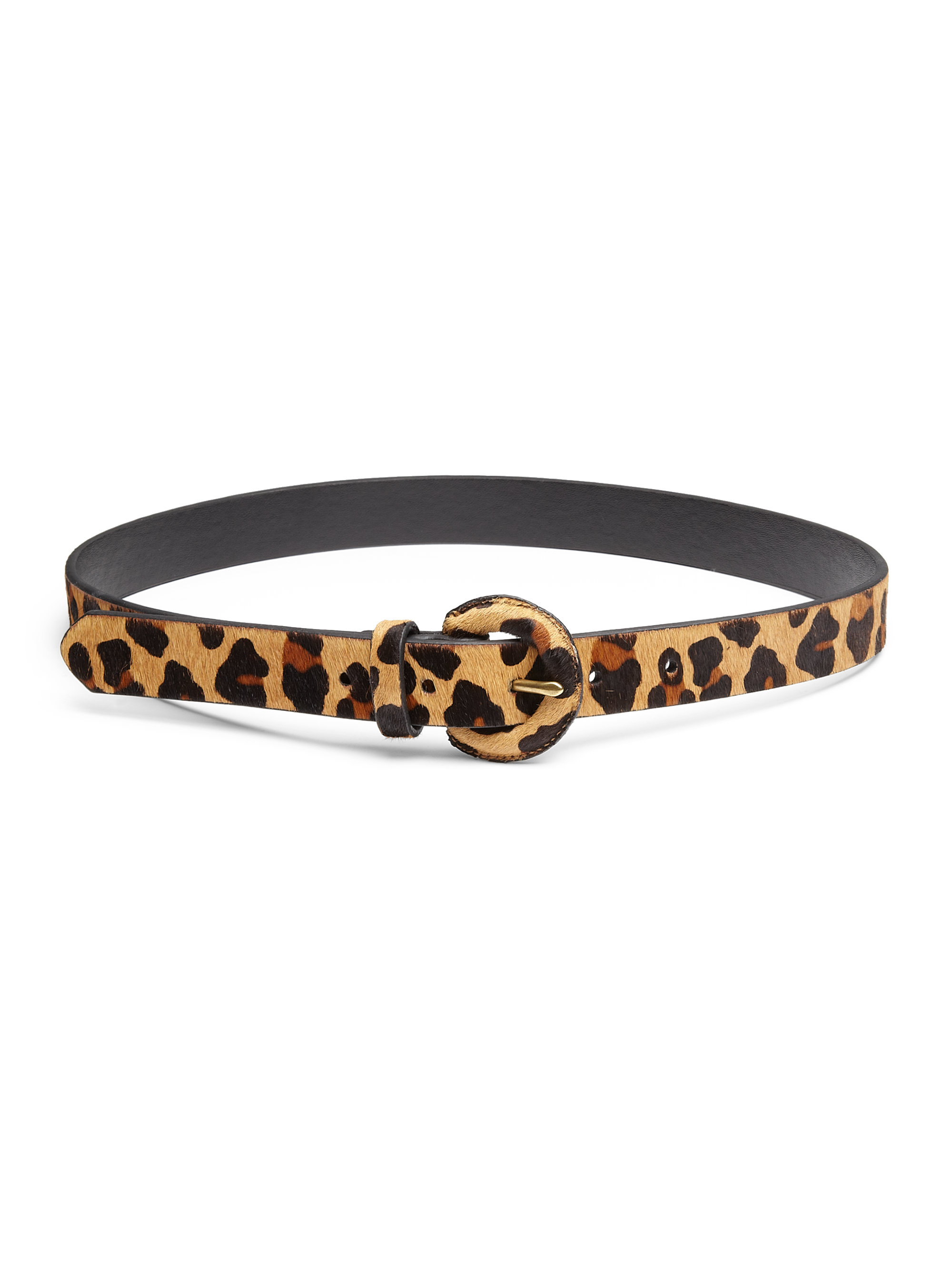 Ralph Lauren Girls Haircalf Leopard Belt in Brown (LEOPARD) | Lyst