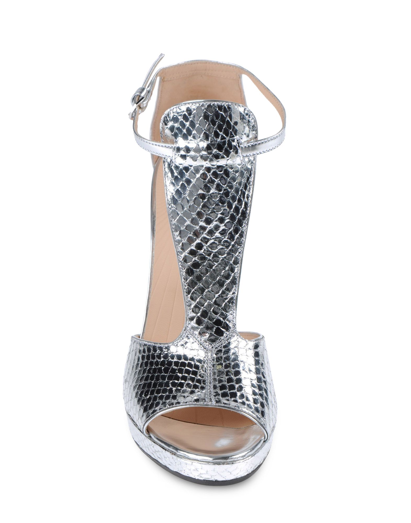 Viktor & rolf Platform Sandals in Silver | Lyst