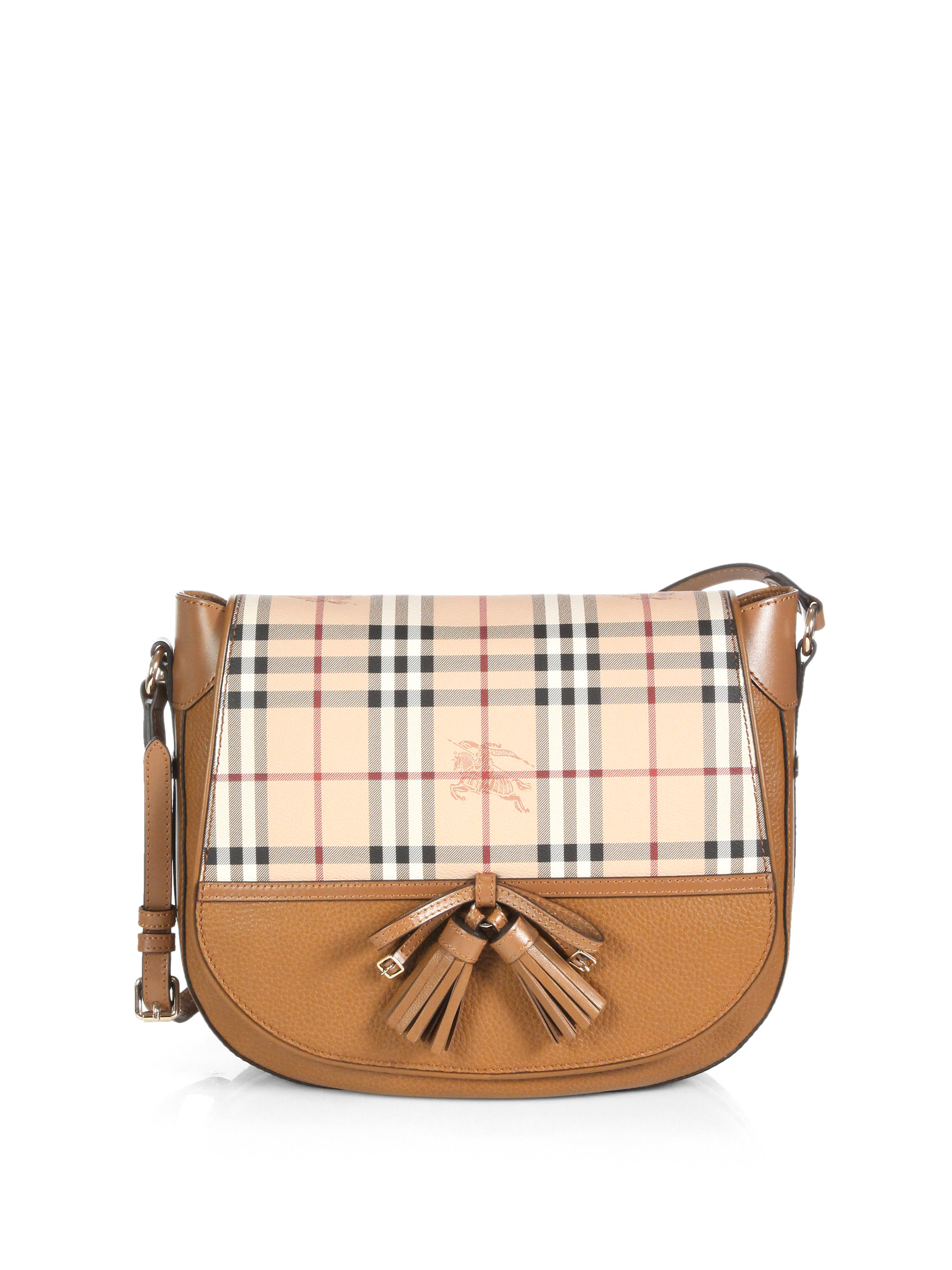 Lyst Burberry Medium Maydown Shoulder Bag in Brown