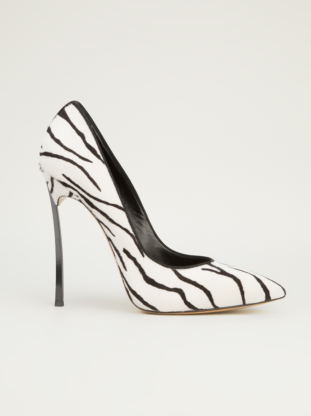 Lyst - Casadei Casadei Zebra Print Pumps in White