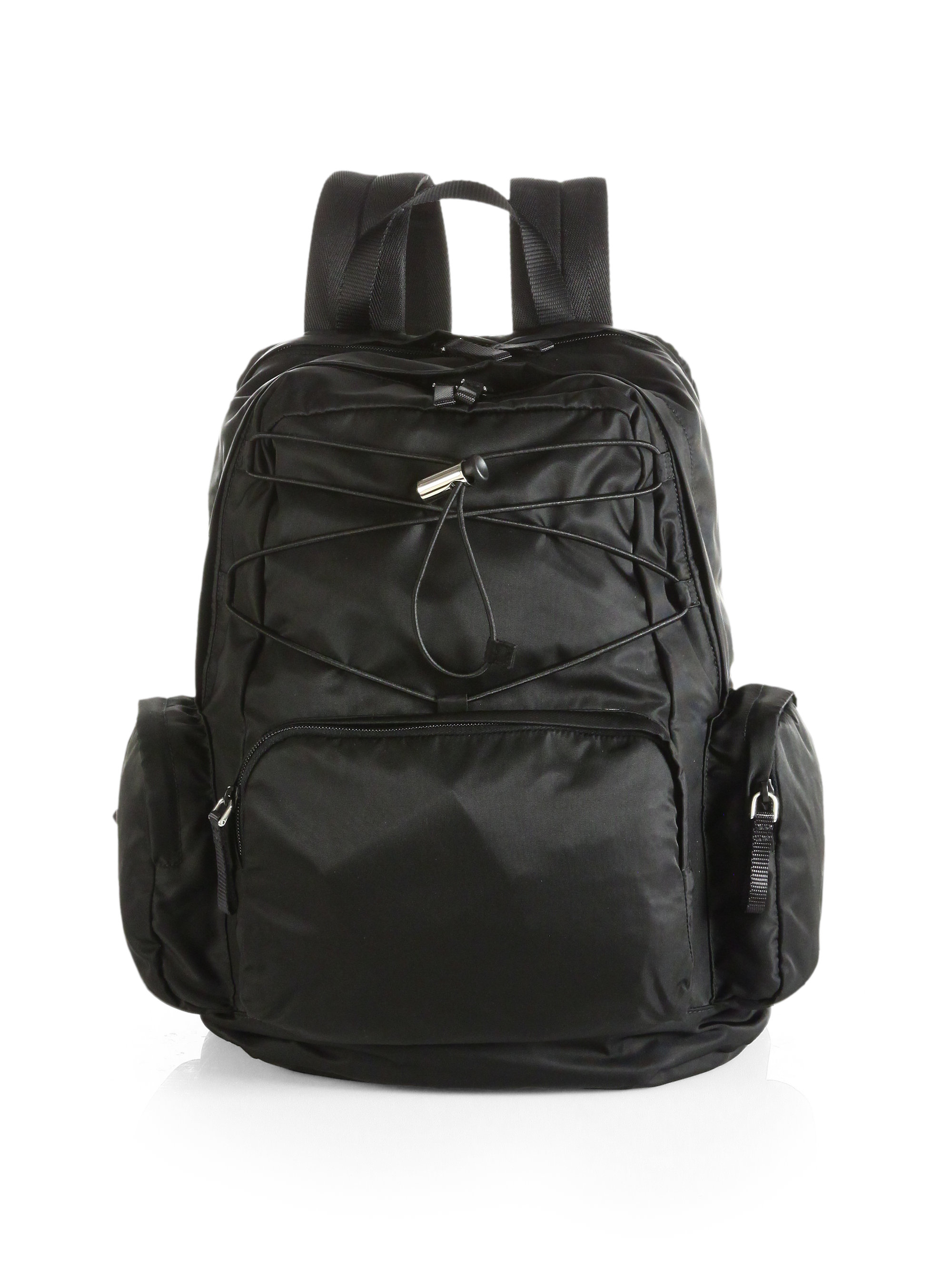 Prada Nylon Backpack in Black for Men | Lyst  