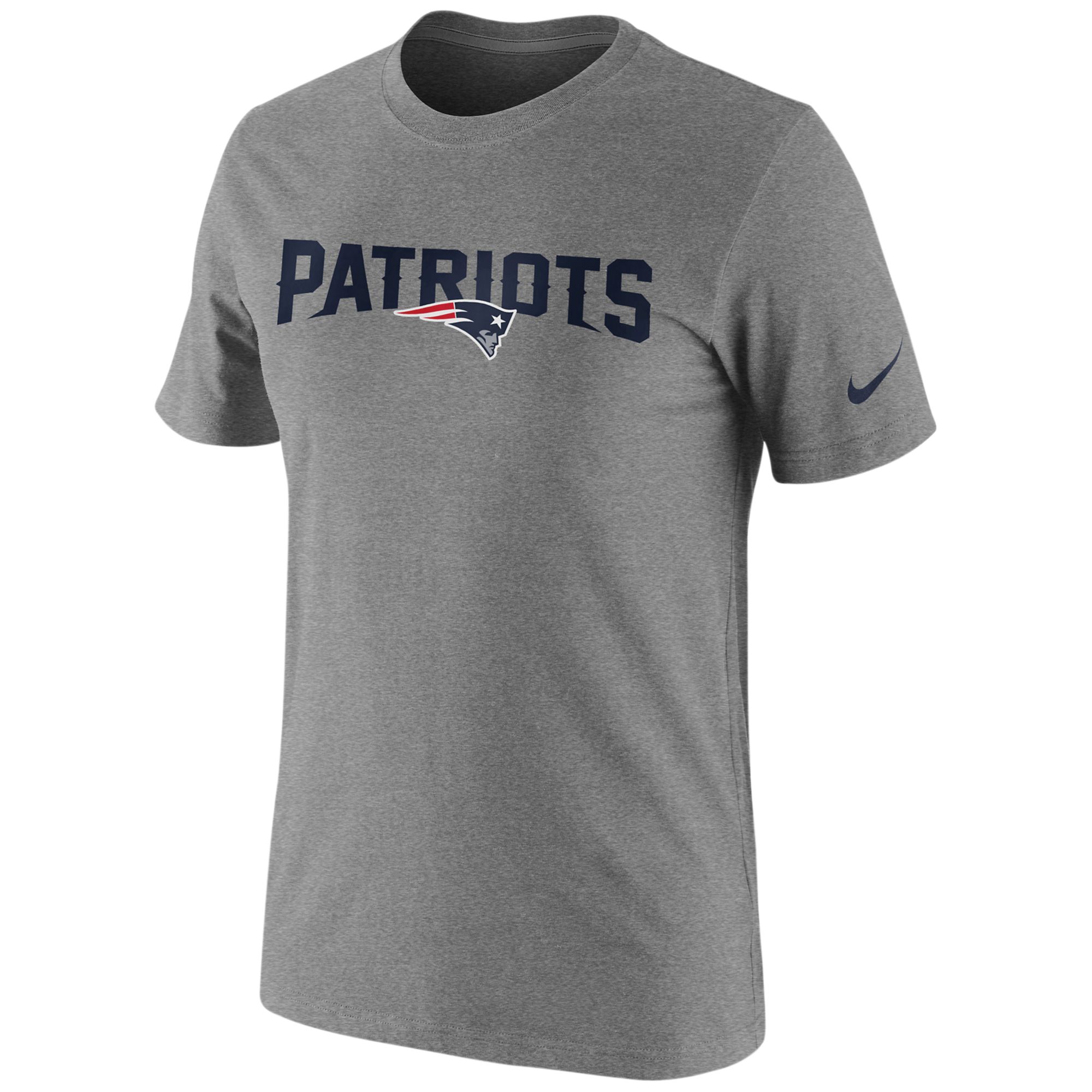 Nike New England Patriots Legend Drifit Tshirt in Gray for Men (Dark ...