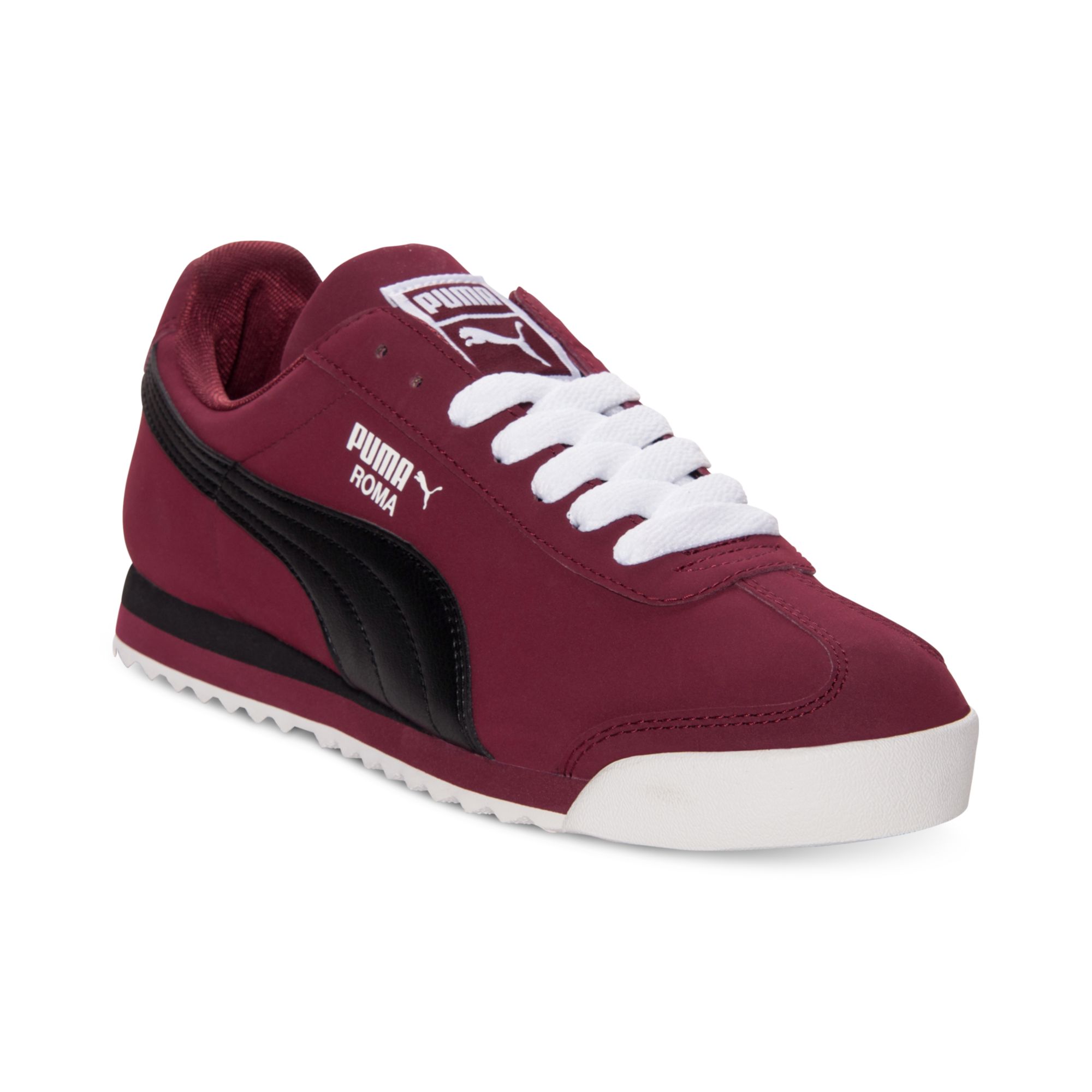 Puma Men'S Roma Sl Nubuck 2 Casual Sneakers From Finish Line in Red for ...