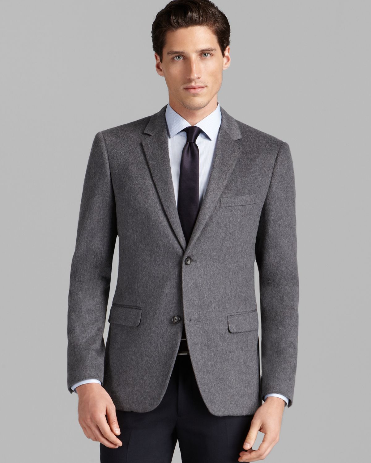 Theory Wellar Troyes Cashmere Sport Coat Contemporary Fit in Gray for 