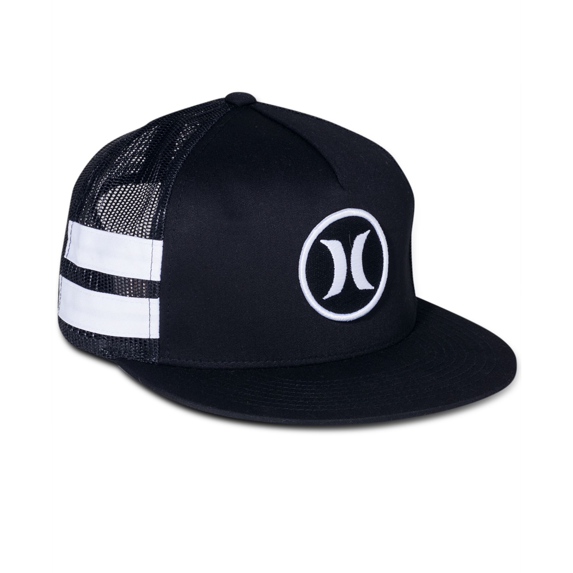 Lyst - Hurley Block Party Trucker Hat in Black for Men