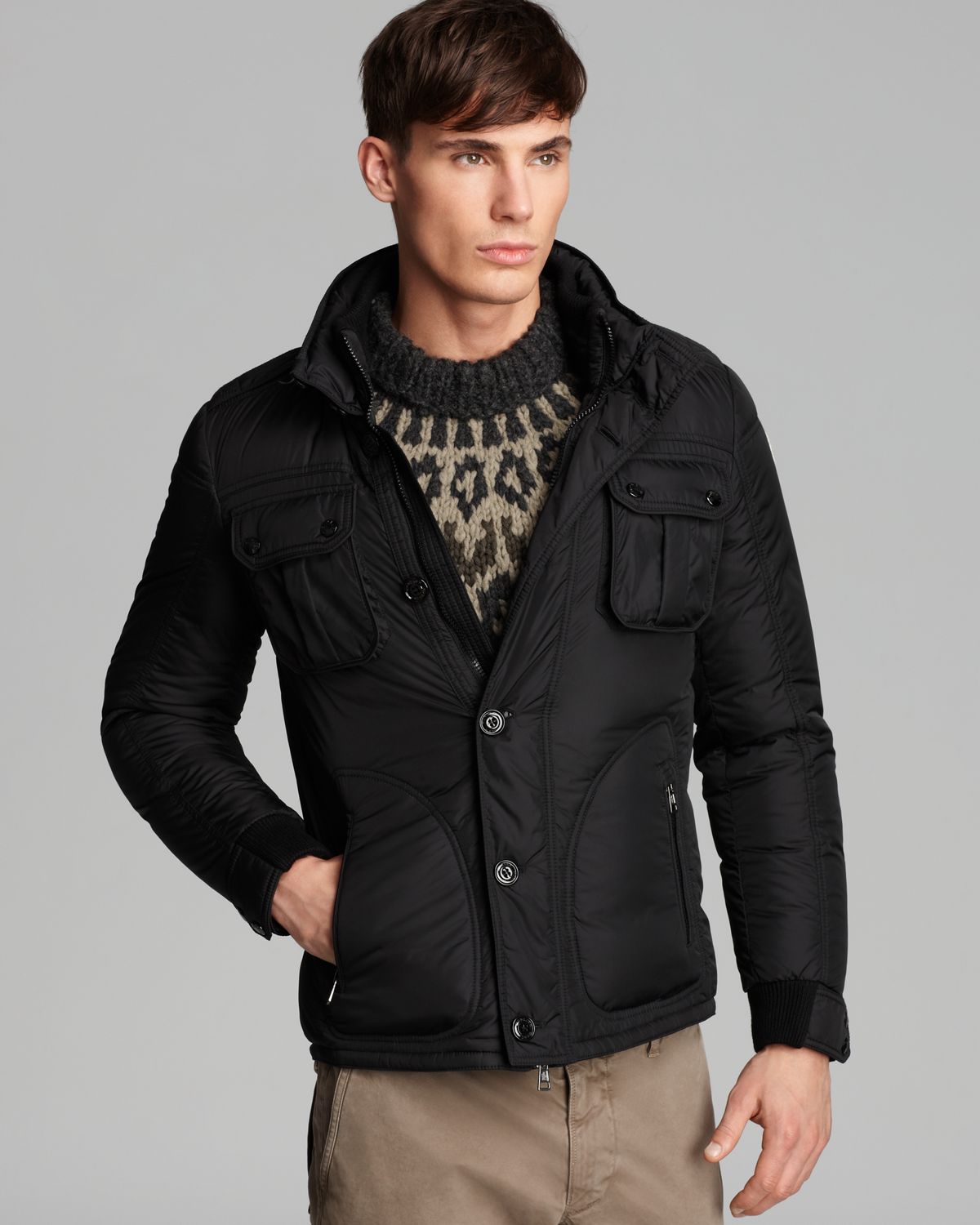 moncler tours military jacket moncler tours military jacket