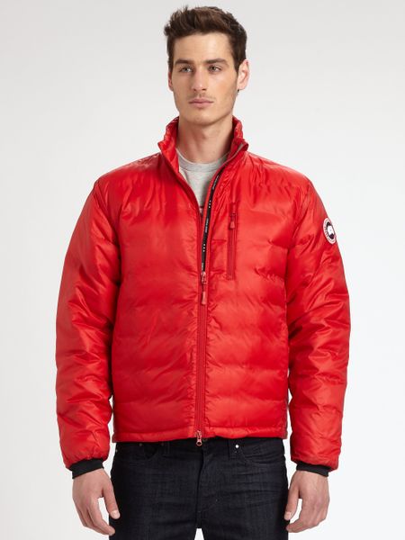 Canada Goose Lodge Down Jacket in Red for Men