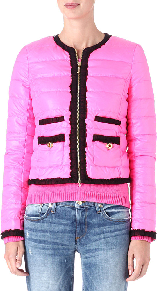 Juicy Couture Quinn Puffer Jacket in Pink (Hot hot) | Lyst